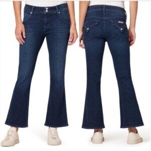 Hudson Jeans Collin Midrise Bootcut Crop Dark Blue Size 28